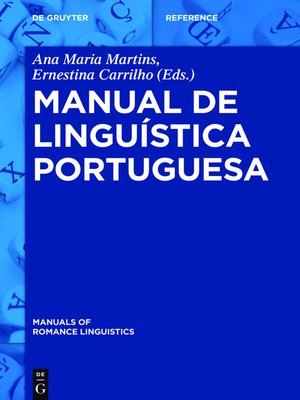 cover image of Manual de linguística portuguesa